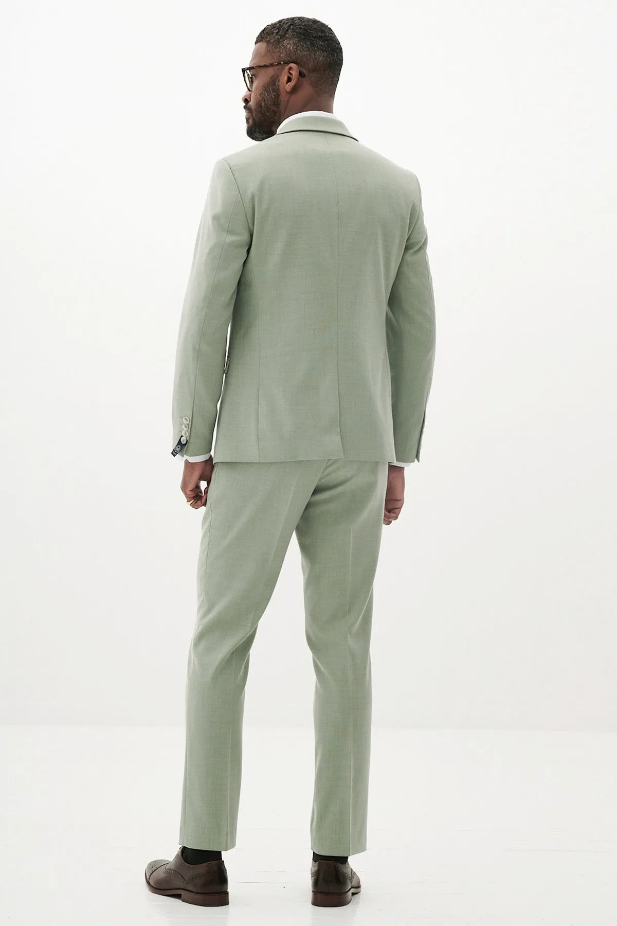 FINLEY - Moss Green Tailored Blazer sold by Marc Darcy product image thumbnail 3