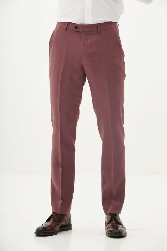 MONTY - Mauve Tailored Trousers sold by Marc Darcy