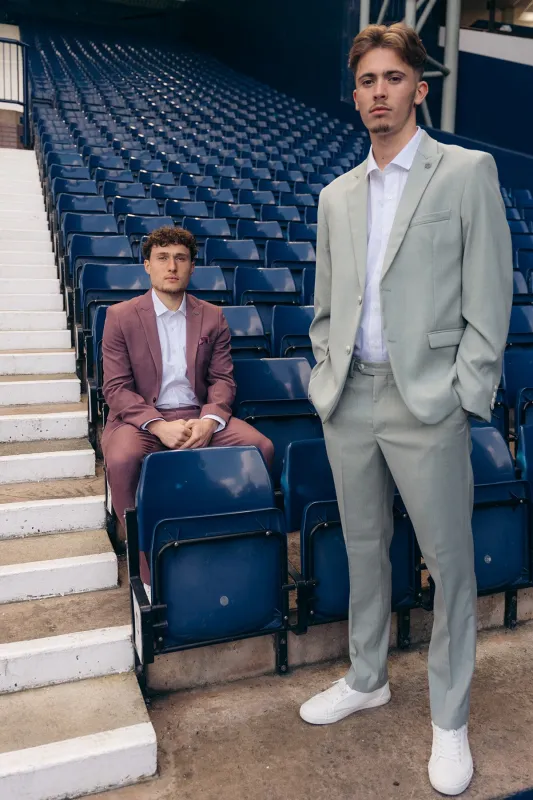 The West Bromwich Albion F.C. Collection | FINLEY Moss Green Suit As Seen On Isaac Price made by Marc Darcy