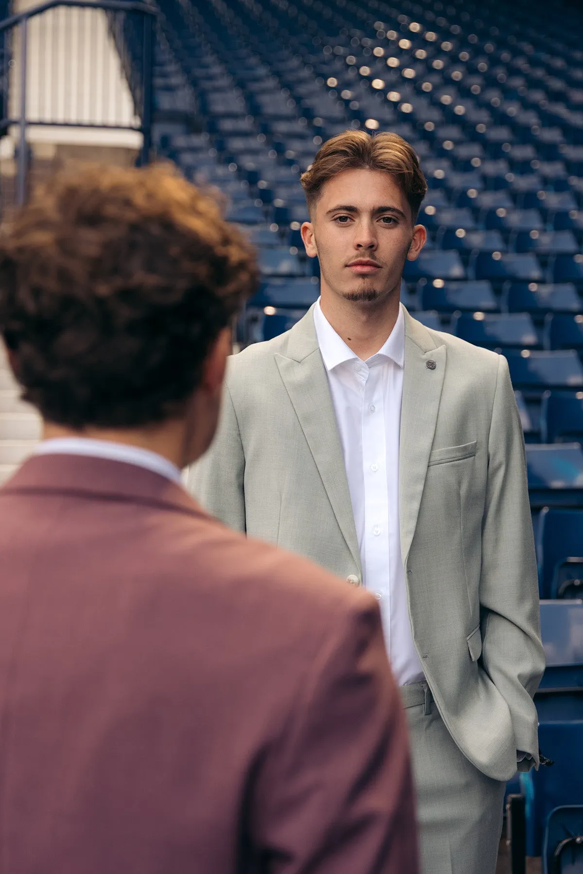 The West Bromwich Albion F.C. Collection | FINLEY Moss Green Suit As Seen On Isaac Price sold by Marc Darcy product image thumbnail 2