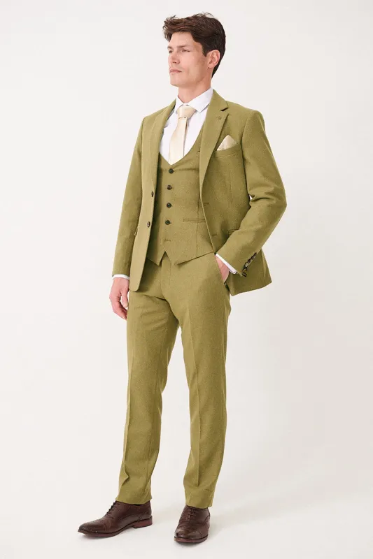 ARCHIE - Moss Tweed Three Piece Suit made by Marc Darcy