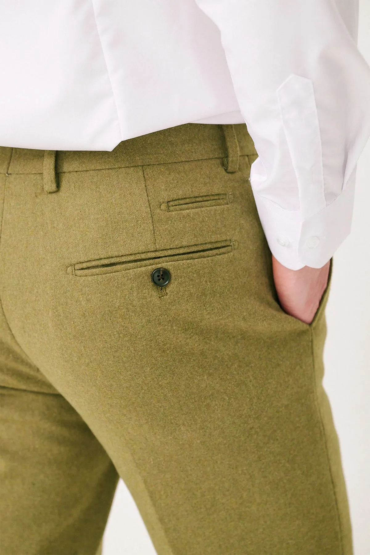 ARCHIE - Moss Tweed Trousers sold by Marc Darcy product image thumbnail 3