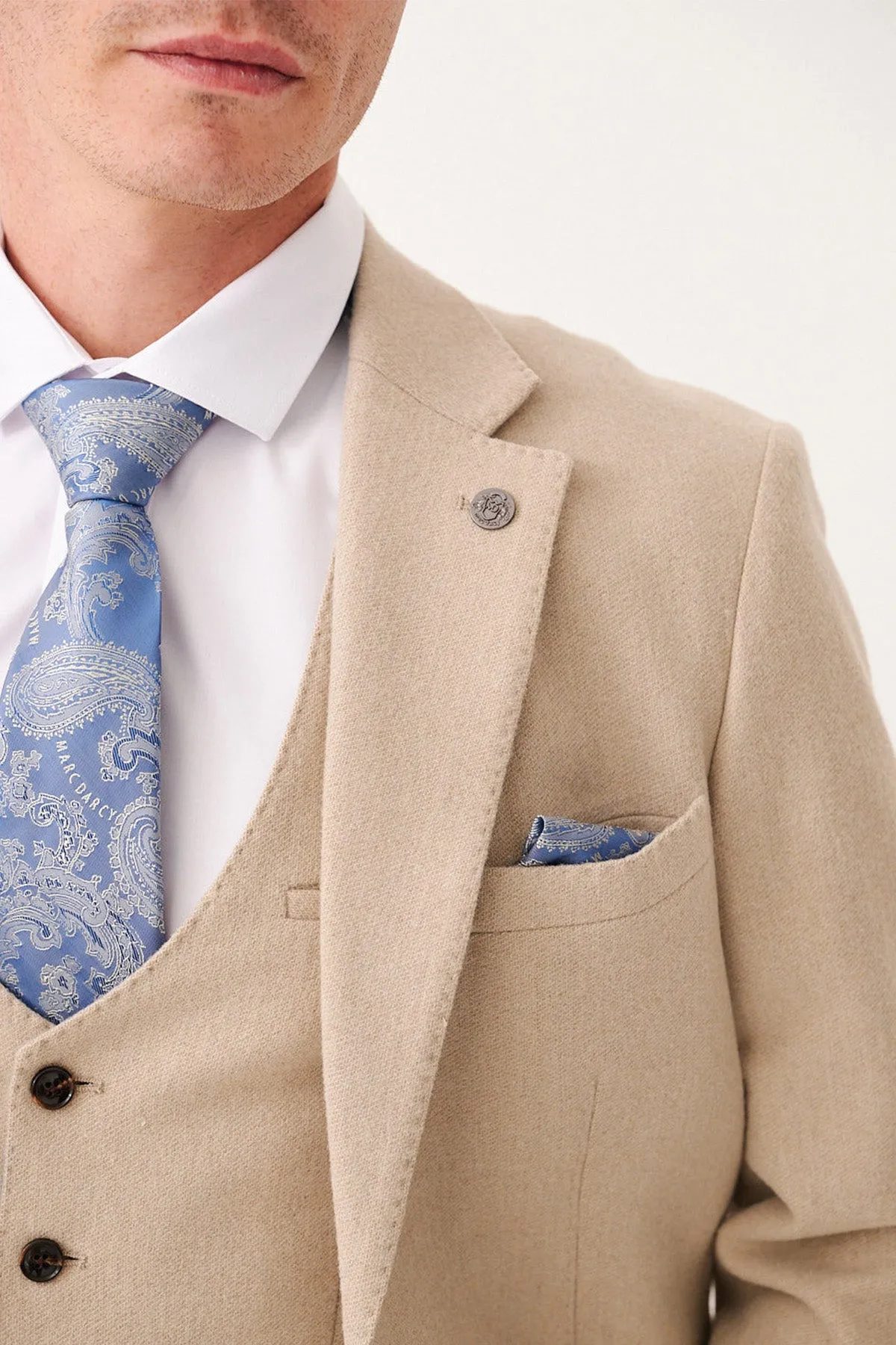 ARCHIE - Stone Tweed Blazer sold by Marc Darcy product image thumbnail 3