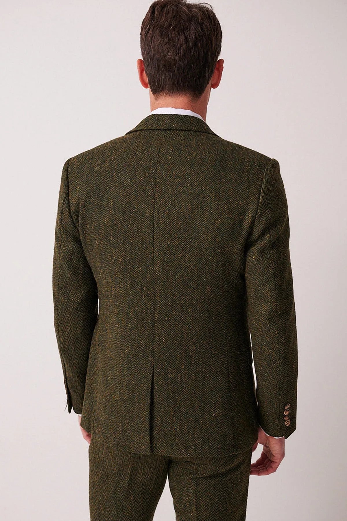 DEAN - Olive Tweed Blazer sold by Marc Darcy product image thumbnail 4