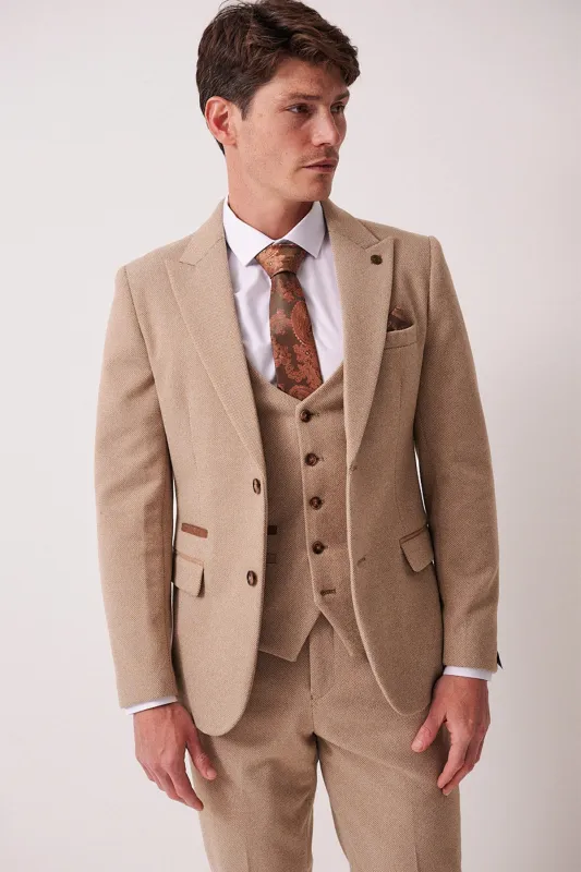 HAYDEN - Oak Crossweave Blazer made by Marc Darcy