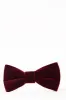 VELVET - Wine Velvet Bow Tie sold by Marc Darcy