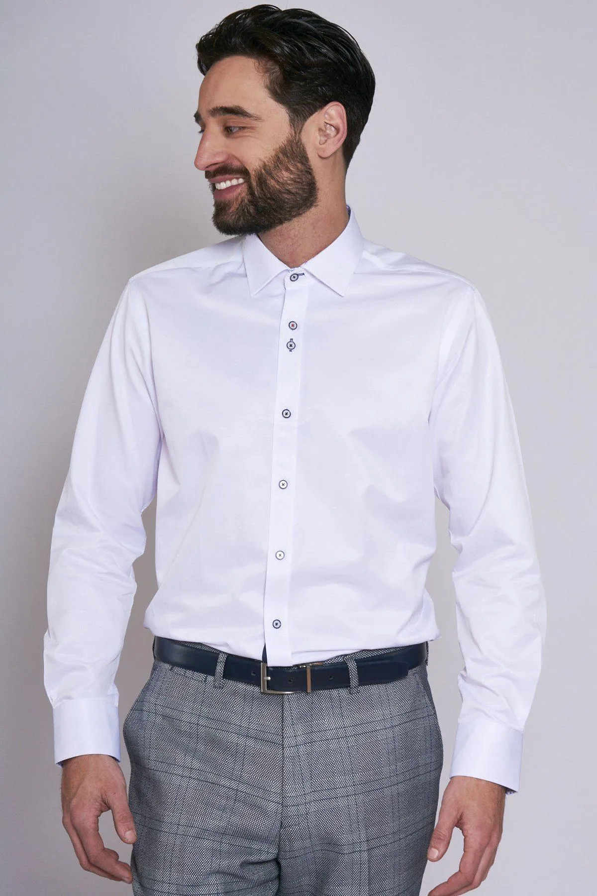 ALFIE - White Long Sleeve Shirt sold by Marc Darcy product image thumbnail 3