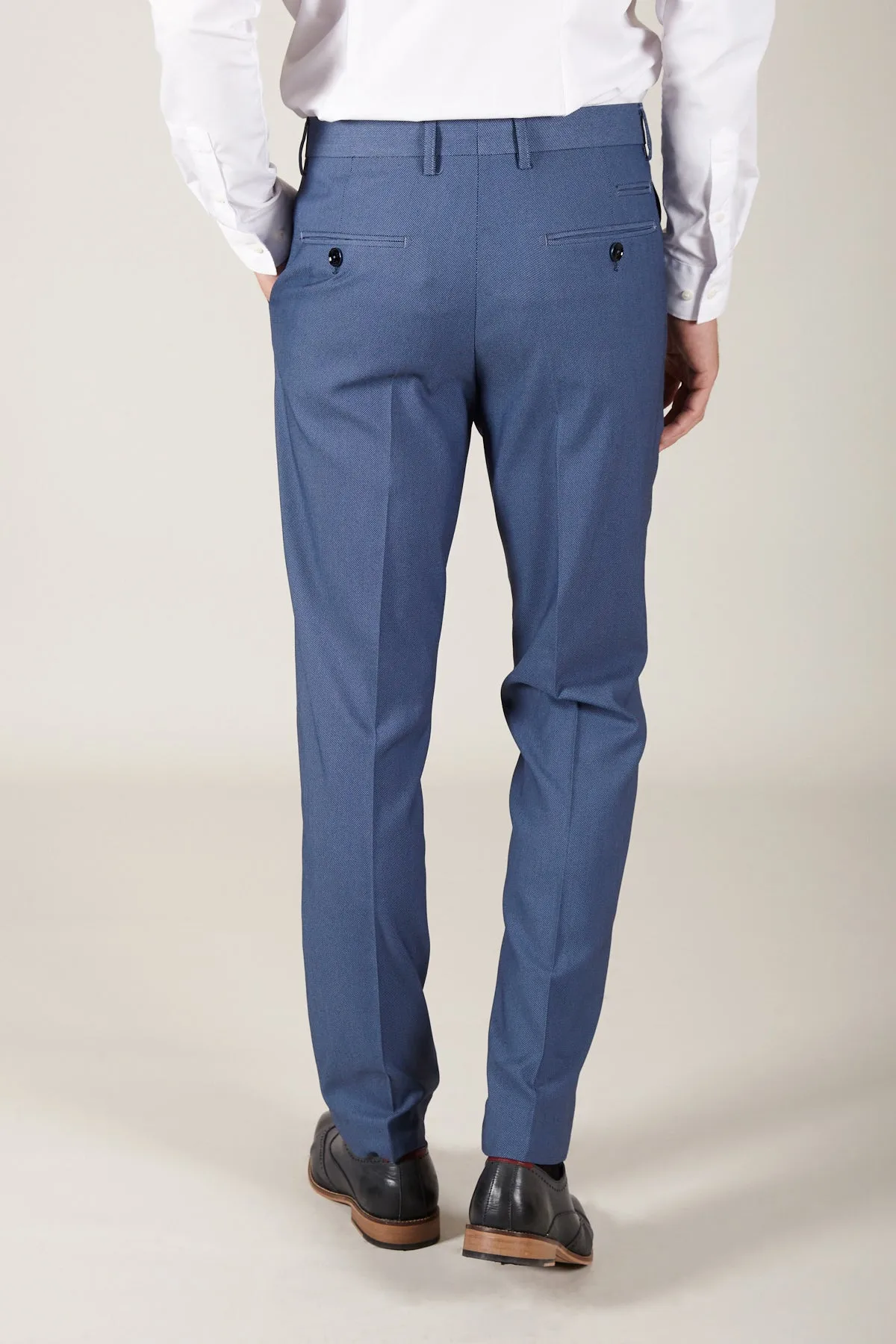 DANNY - Sky Tailored Trousers sold by Marc Darcy product image thumbnail 3
