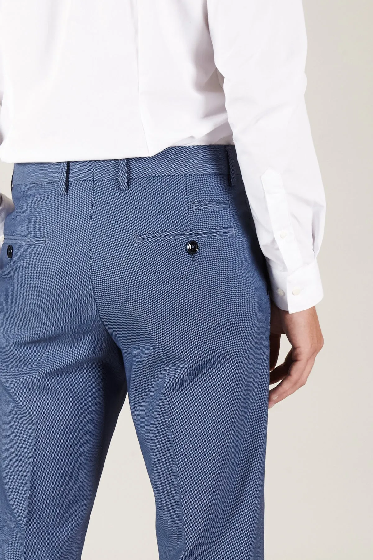 DANNY - Sky Tailored Trousers sold by Marc Darcy product image thumbnail 2