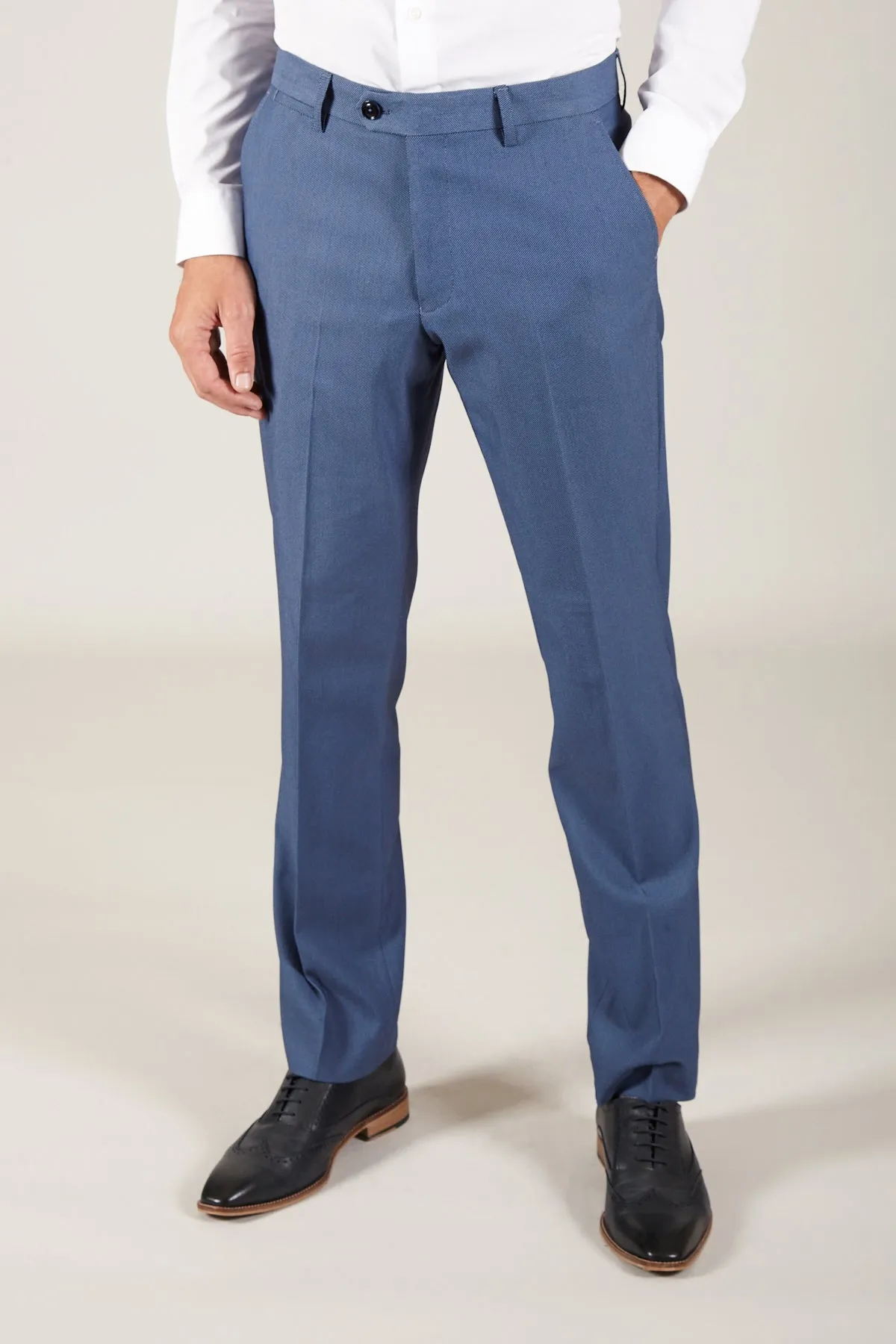 DANNY - Sky Tailored Trousers sold by Marc Darcy product image thumbnail 4
