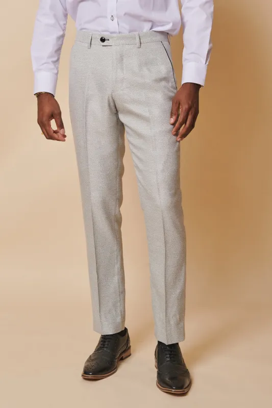 SPENCER - Stone Trousers sold by Marc Darcy