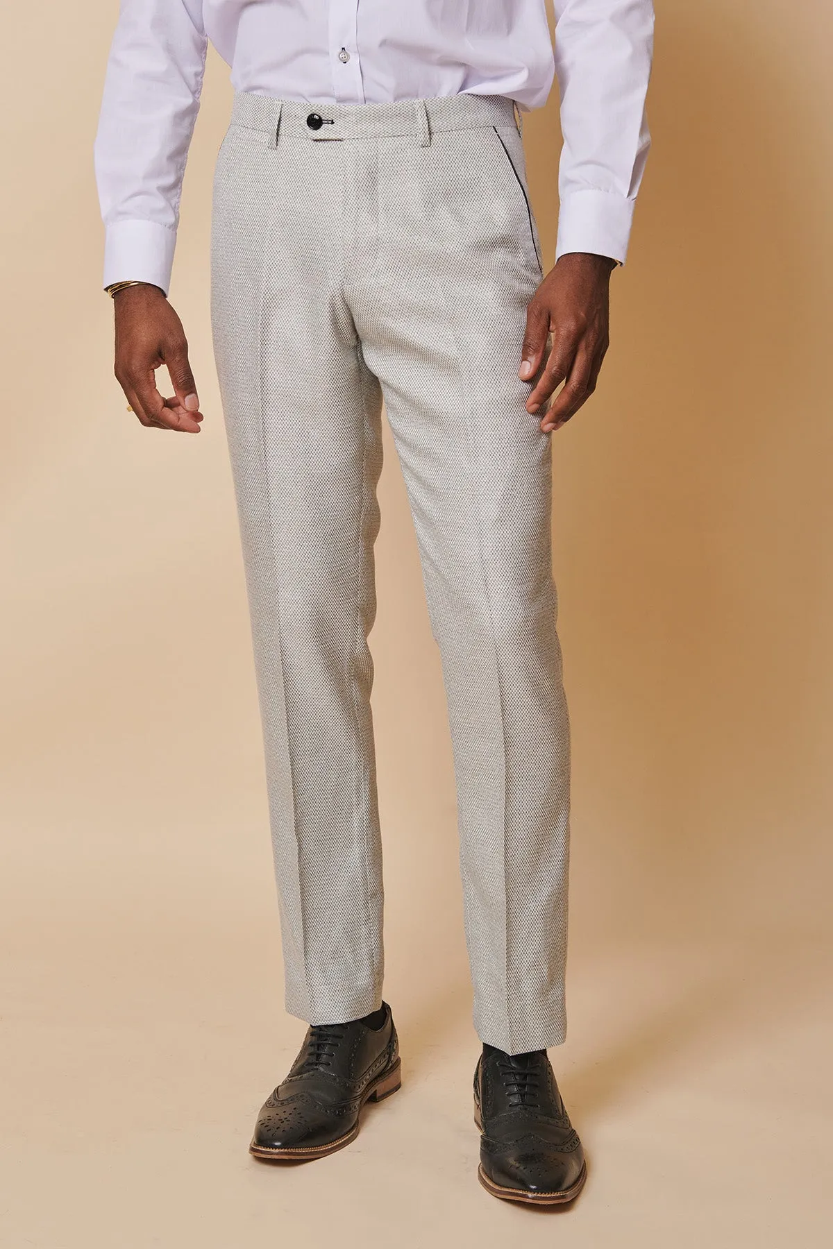 SPENCER - Stone Trousers sold by Marc Darcy