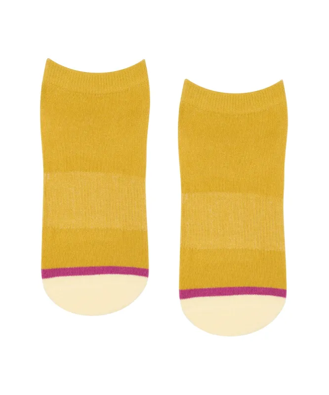 Classic Low Rise Grip Socks - Amber Artistry sold by MoveActive