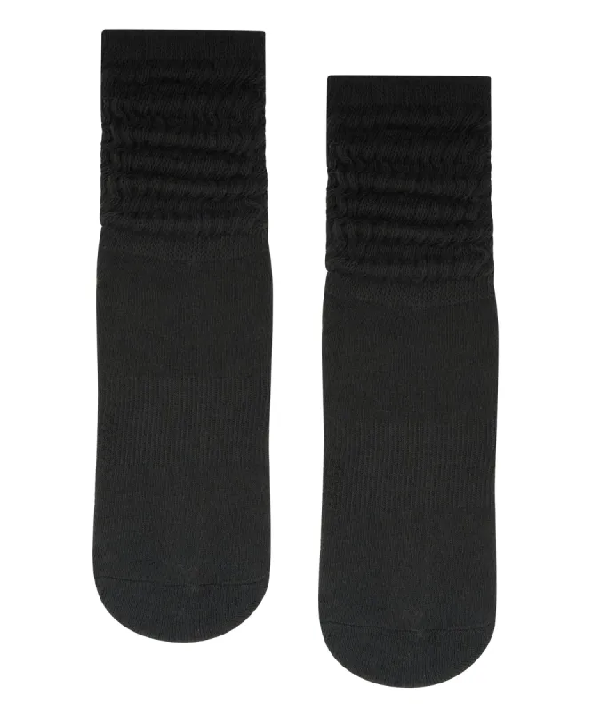 Scrunch Non Slip Grip Socks - Charcoal sold by MoveActive