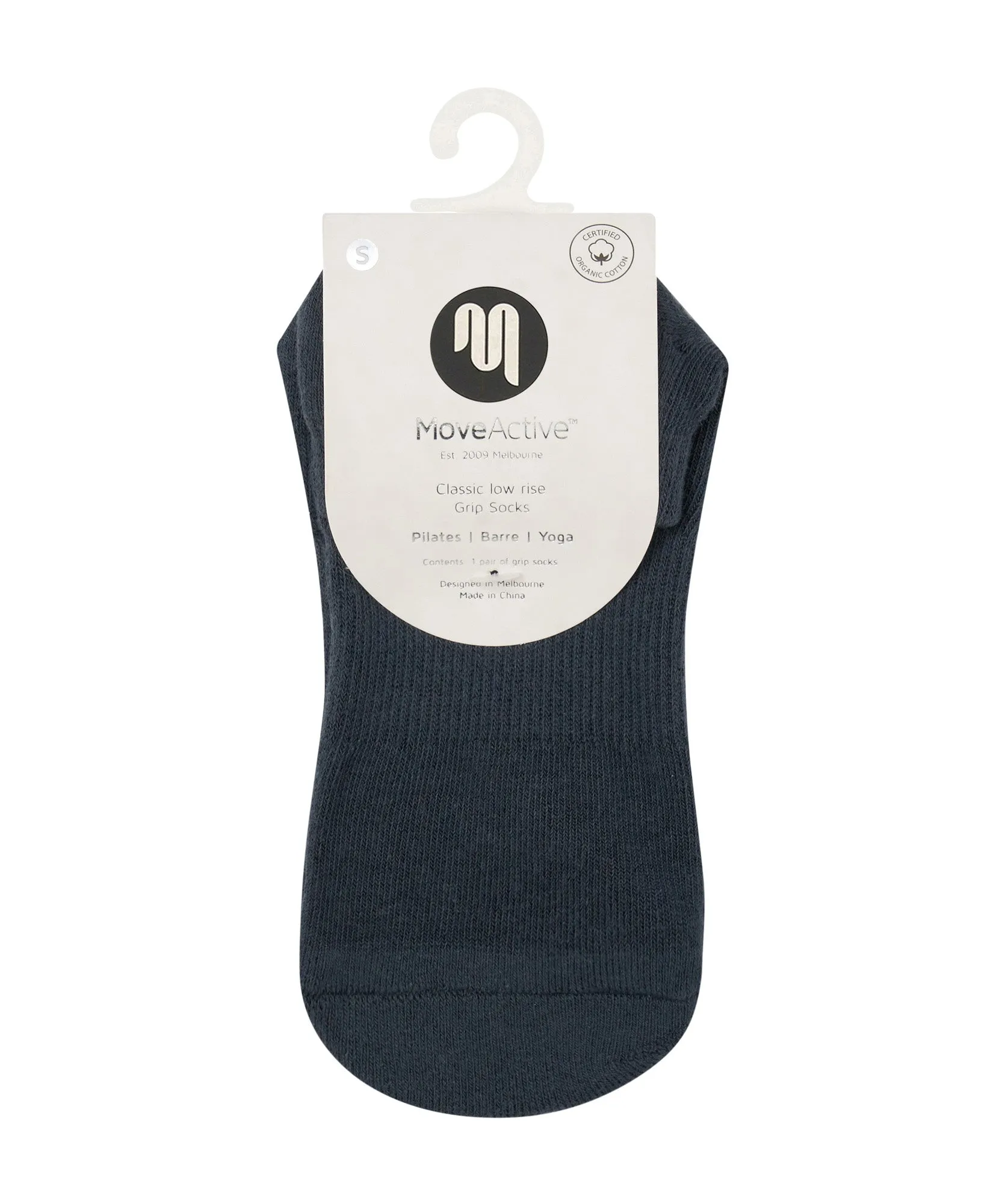 Classic Low Rise Grip Socks - Ink sold by MoveActive product image thumbnail 5