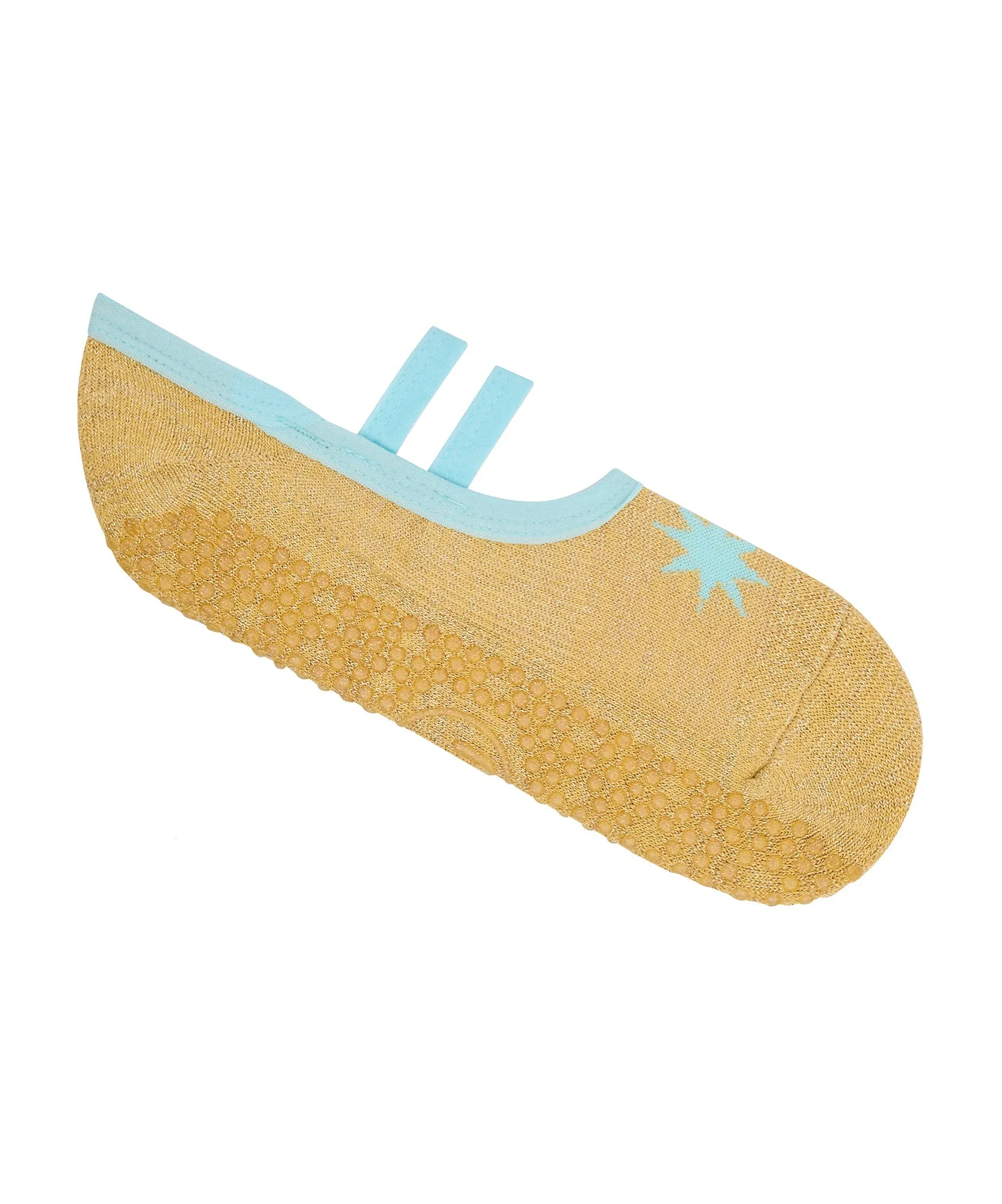 Ballet Non Slip Grip Socks - Aurora Gold sold by MoveActive