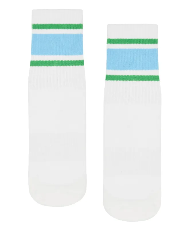 Men's Crew Non Slip Grip Socks - Nordic Stripe sold by MoveActive