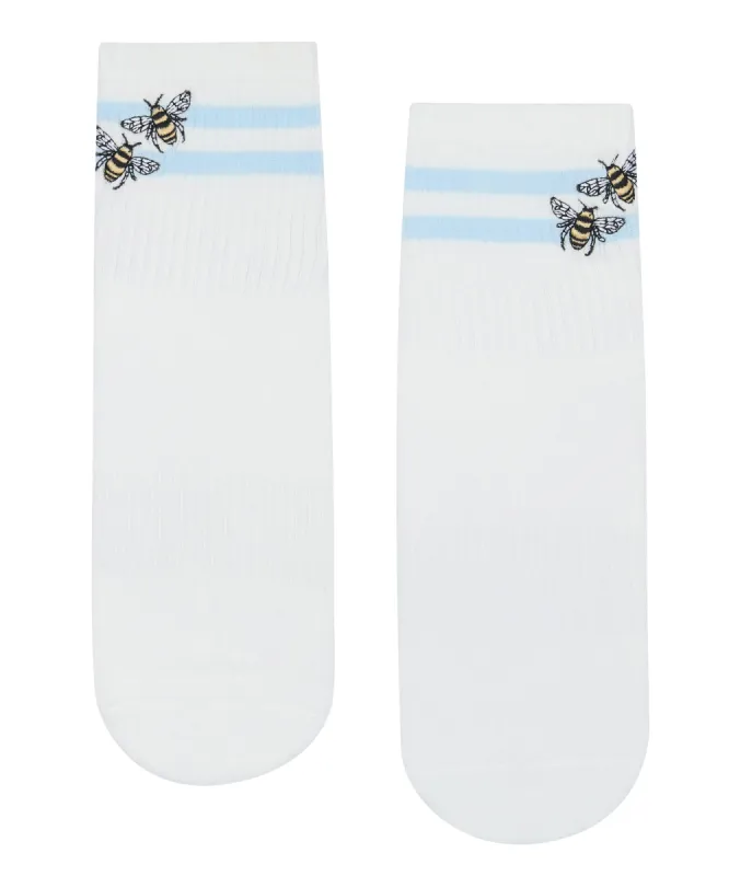 Crew Non Slip Grip Socks - Busy Bee made by MoveActive