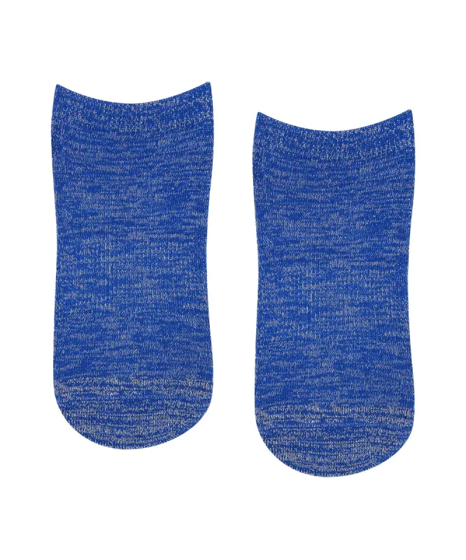 Classic Low Rise Grip Socks - Cobalt Sparkle sold by MoveActive