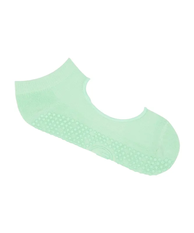 Slide On Non Slip Grip Socks - Mint sold by MoveActive