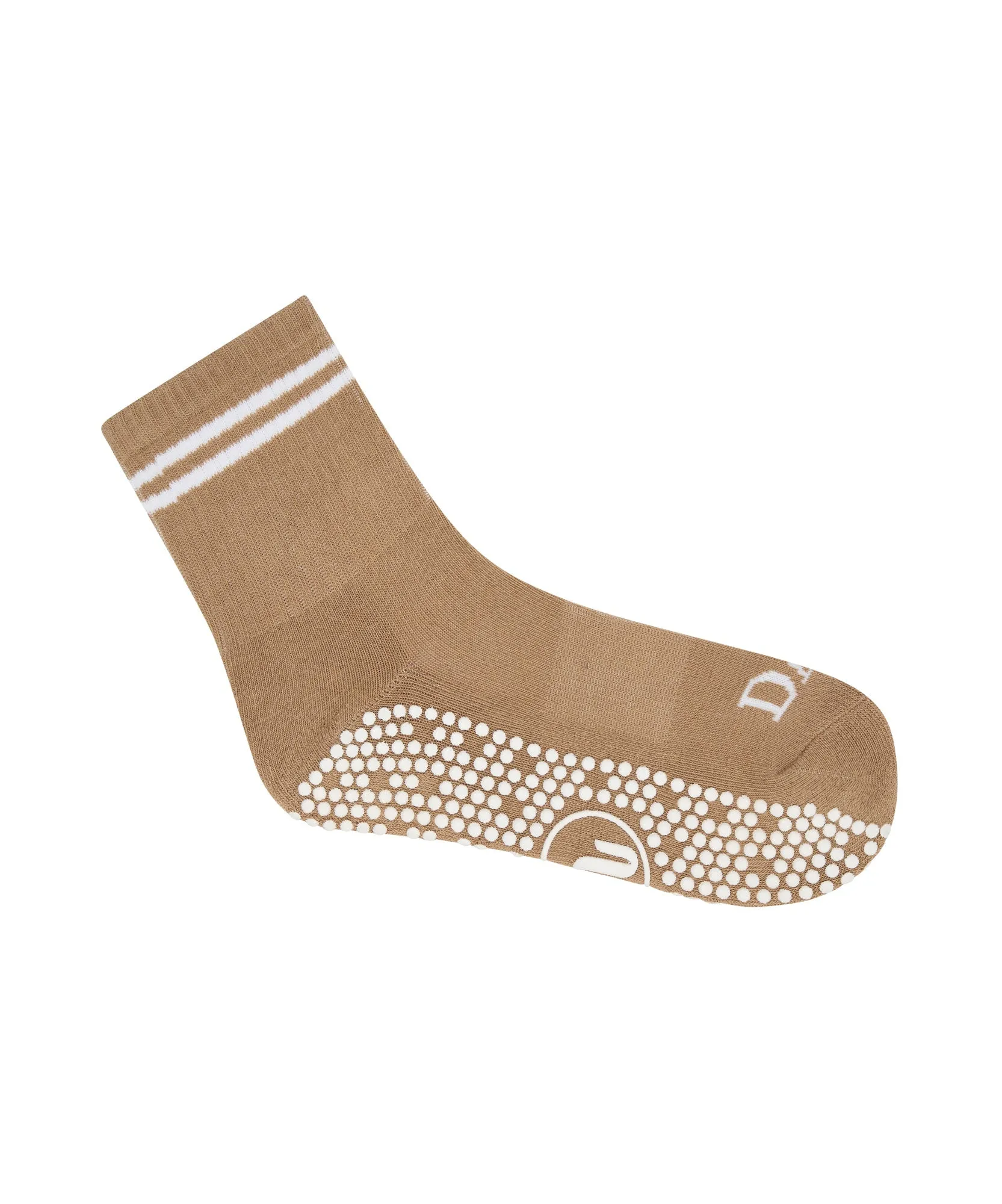 Crew Non Slip Grip Socks - Good Day Beige sold by MoveActive product image thumbnail 5