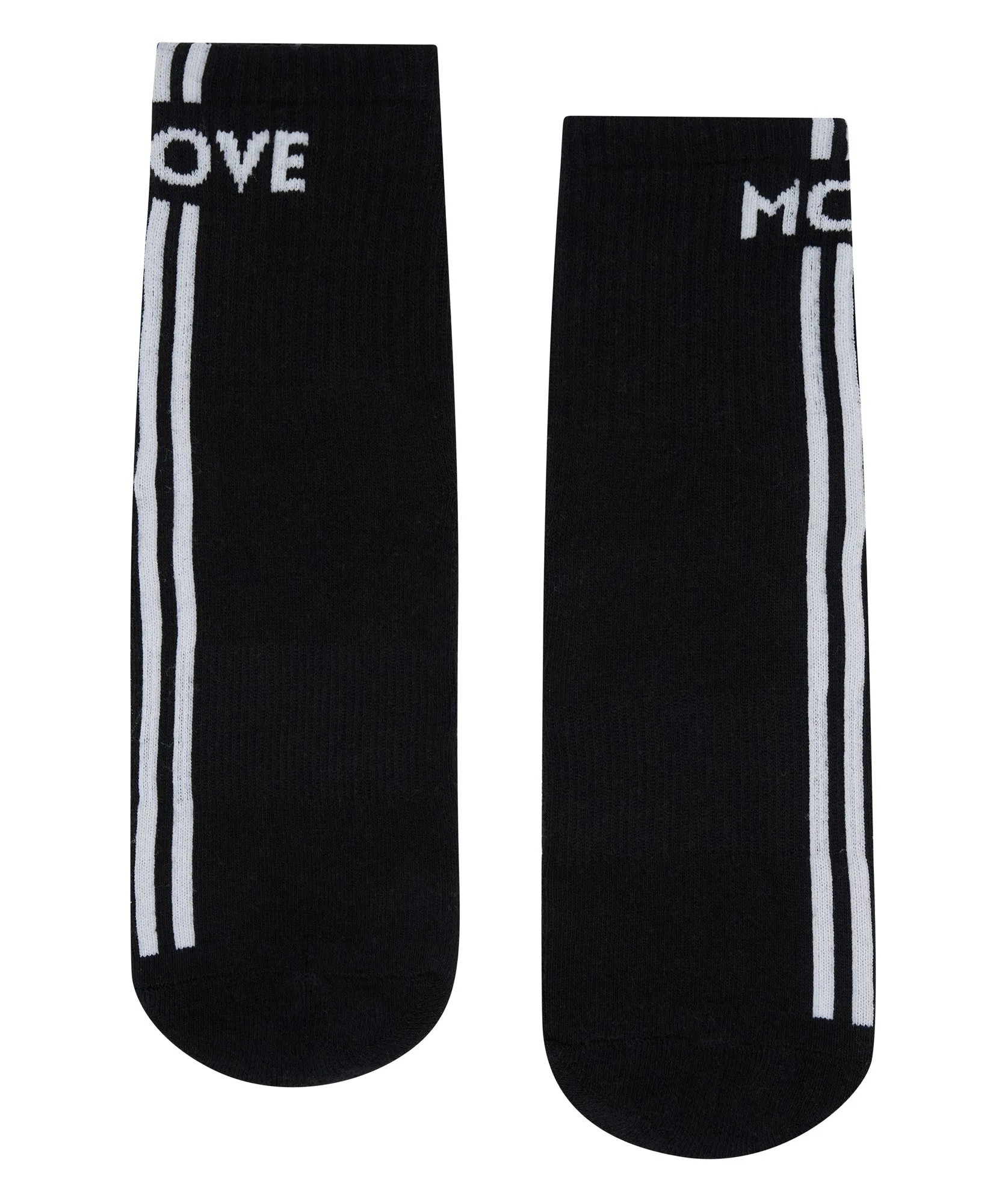 Crew Non Slip Grip Socks - Move Monochrome Stripes sold by MoveActive