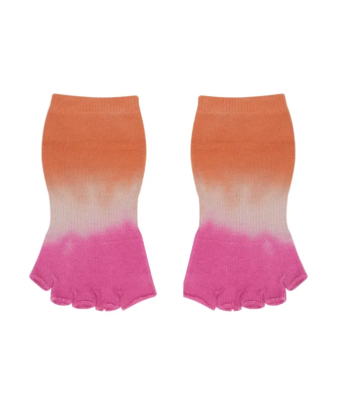Toeless Non Slip Grip Socks - Tropical Ombré sold by MoveActive