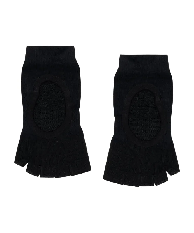 Toeless Non Slip Grip Socks - Black sold by MoveActive