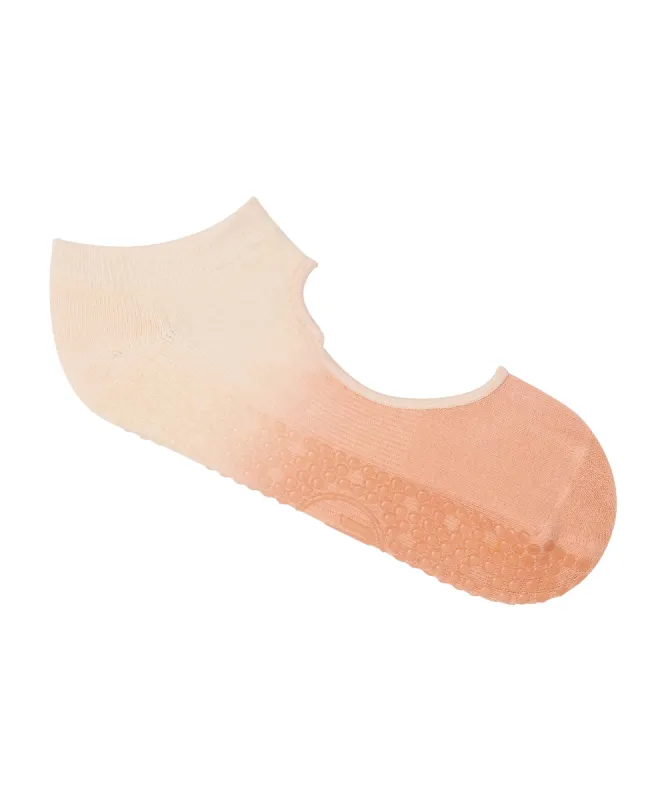 Slide On Non Slip Grip Socks - Fade Coral sold by MoveActive