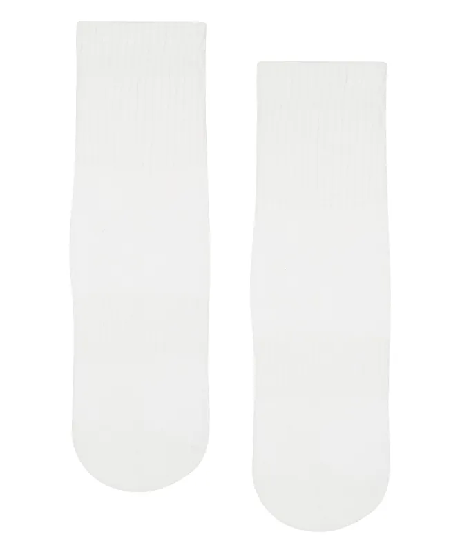 Crew Non Slip Grip Socks - Whimsy Bow White sold by MoveActive