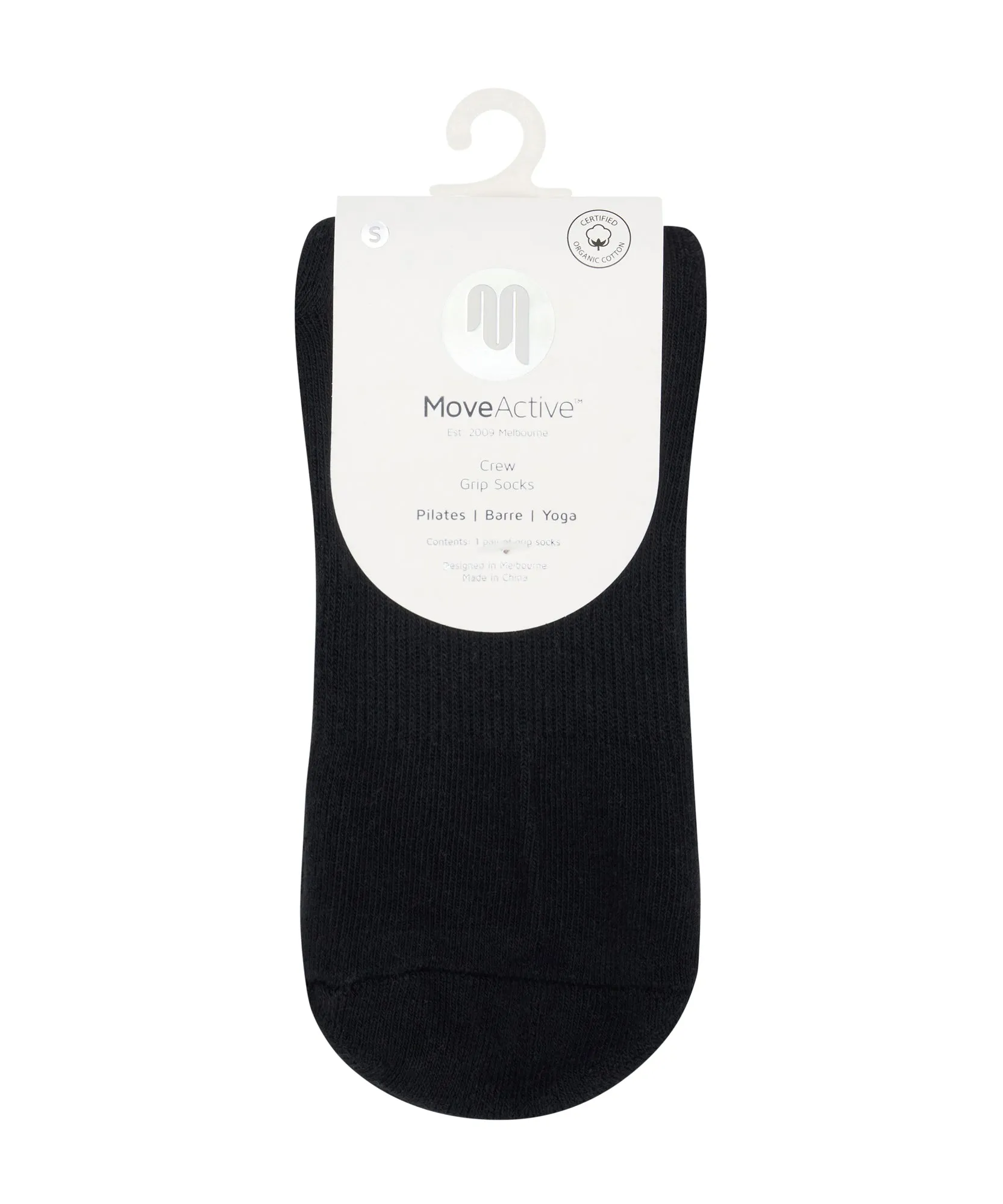 Crew Non Slip Grip Socks - Whimsy Bow Black sold by MoveActive product image thumbnail 5