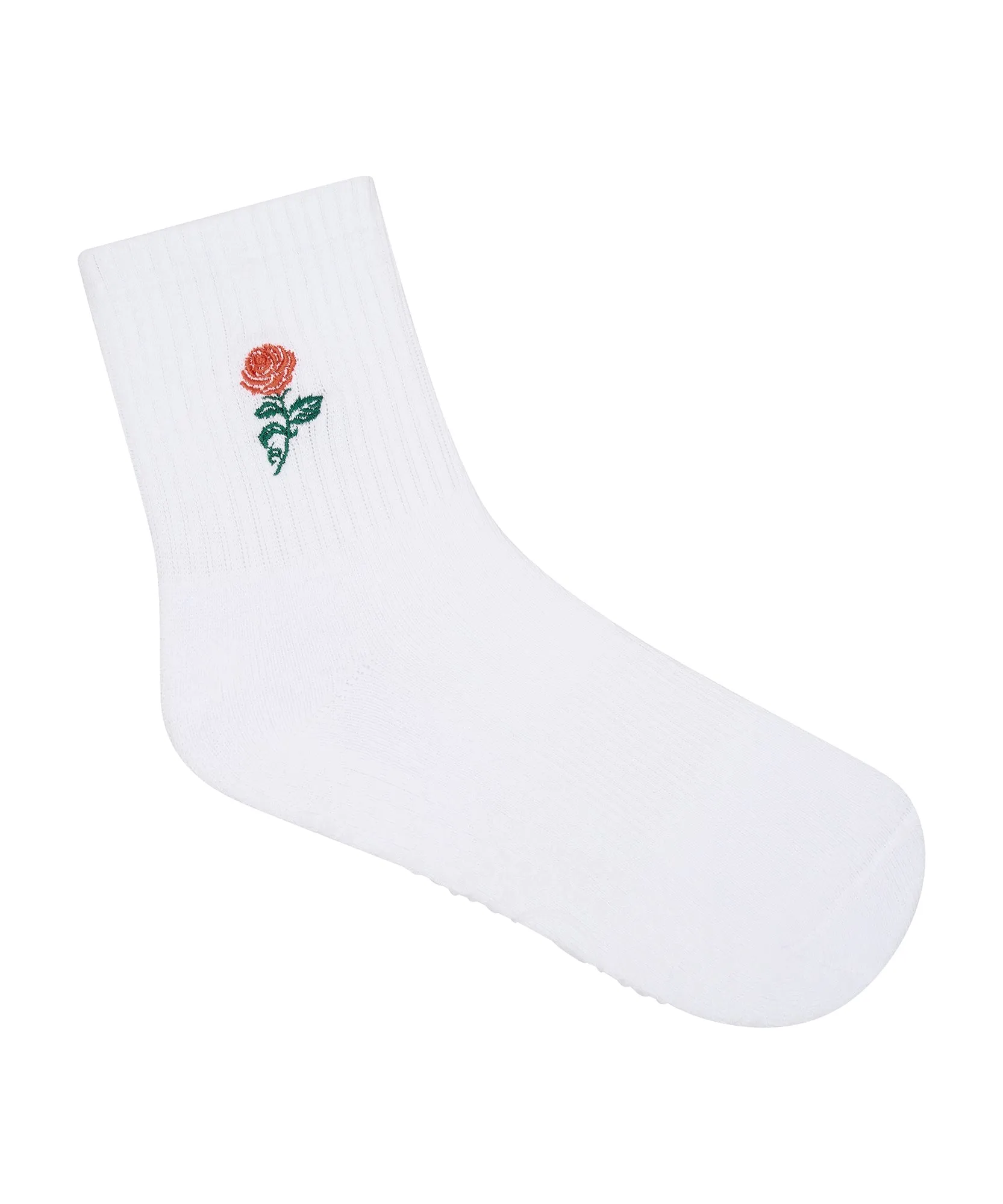 Crew Non Slip Grip Socks - Vintage Rose White sold by MoveActive product image thumbnail 3