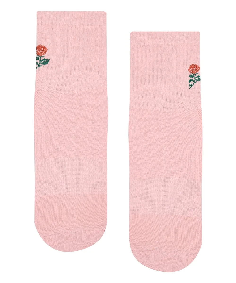 Crew Non Slip Grip Socks - Vintage Rose Berry sold by MoveActive