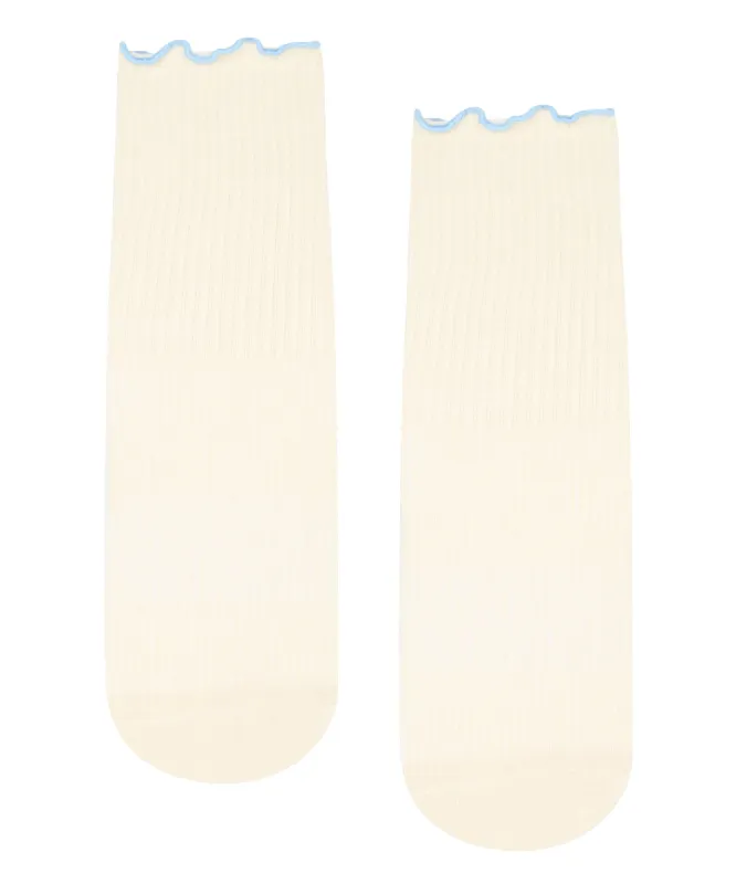 Crew Non Slip Grip Socks - Vintage Ivory sold by MoveActive