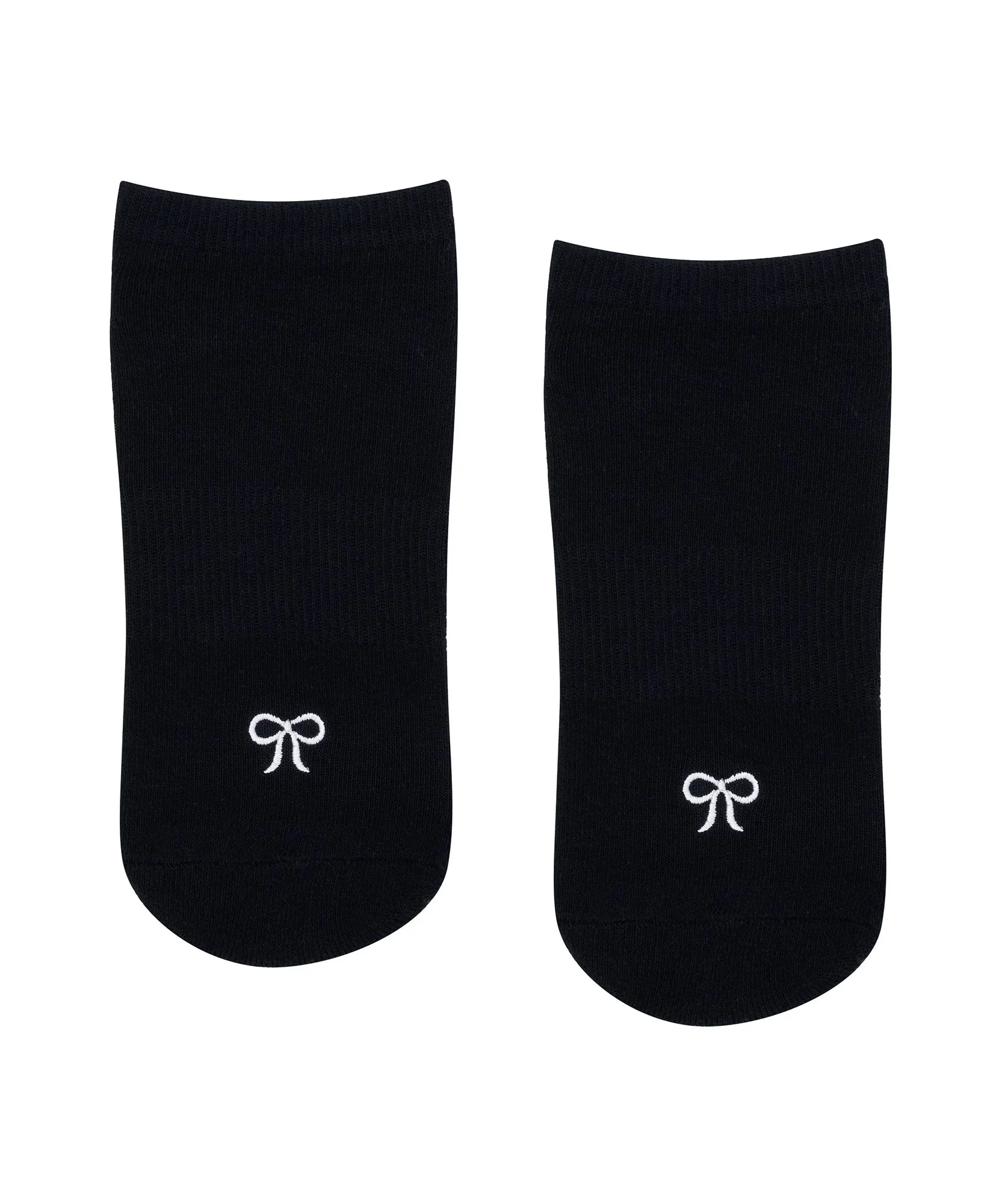 Low Rise Grip Socks - Whimsy Bow Dark Navy sold by MoveActive