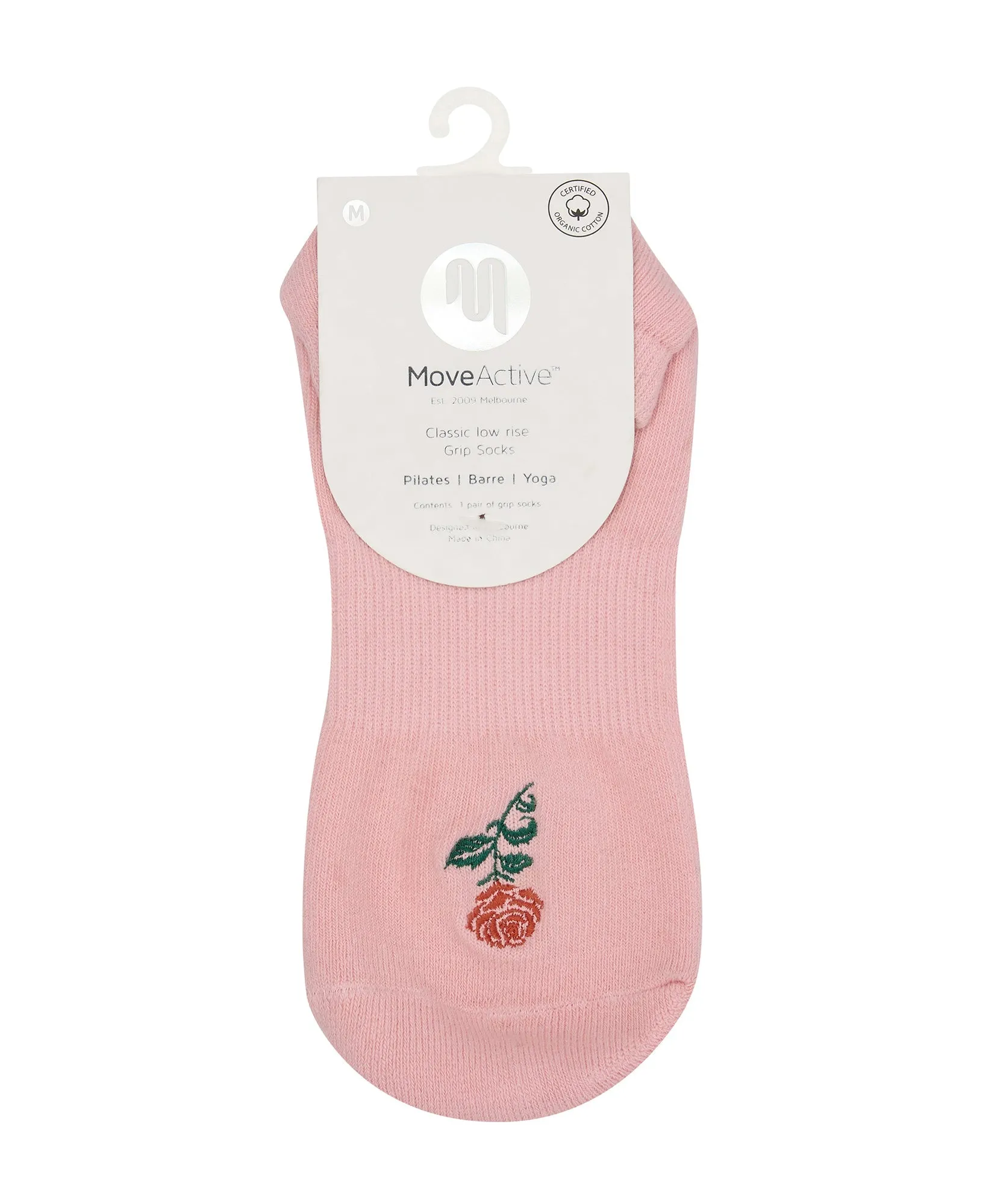 Low Rise Grip Socks - Vintage Rose sold by MoveActive product image thumbnail 5