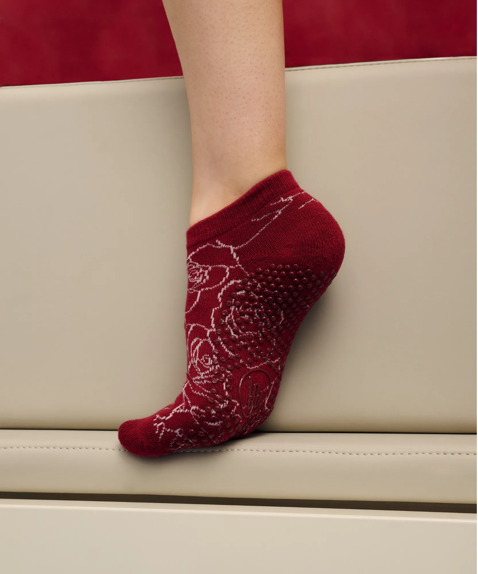 Low Rise Grip Socks - Rose Garden sold by MoveActive product image thumbnail 2