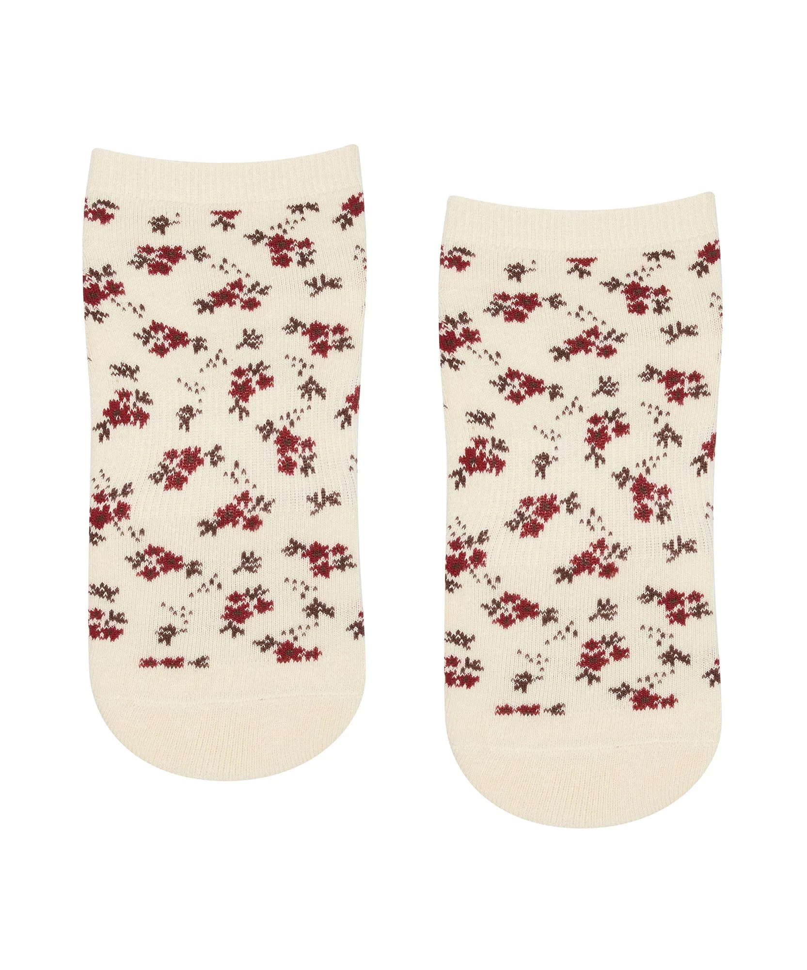 Classic Low Rise Grip Socks - Ditsy Floral sold by MoveActive