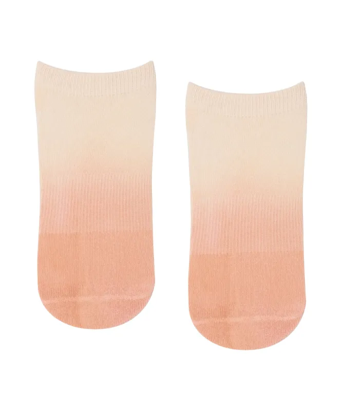 Classic Low Rise Grip Socks - Fade Coral sold by MoveActive