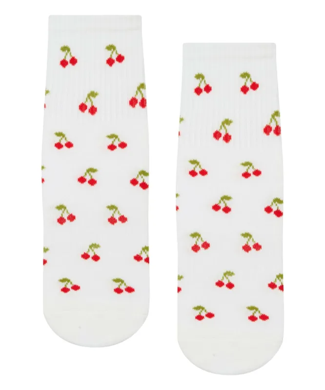 Crew Non Slip Grip Socks - Cherry Pop sold by MoveActive
