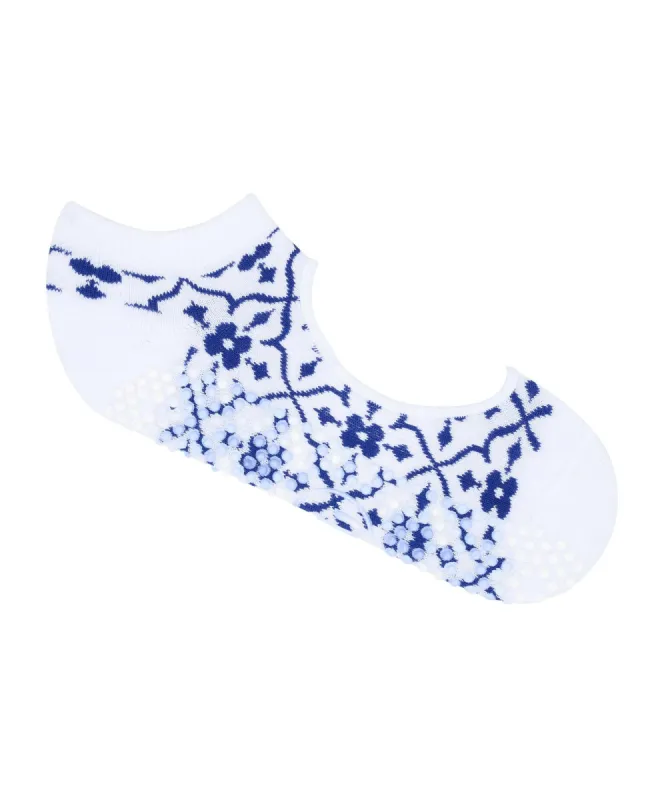 Slide On Non Slip Grip Socks - Tuscan Tiles made by MoveActive