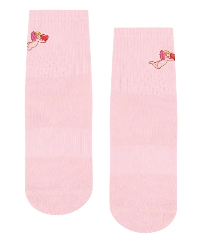 Crew Non Slip Grip Socks - Cupid's Kiss sold by MoveActive