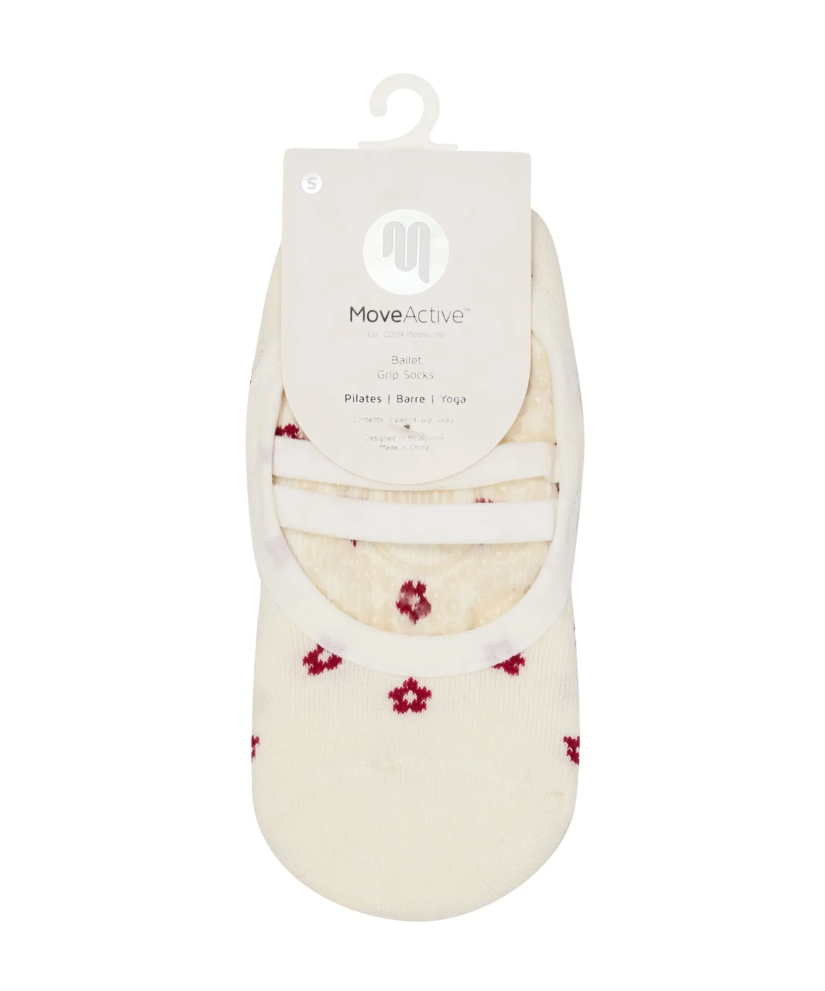 Ballet Non Slip Grip Socks - Petite Bloom sold by MoveActive product image thumbnail 5
