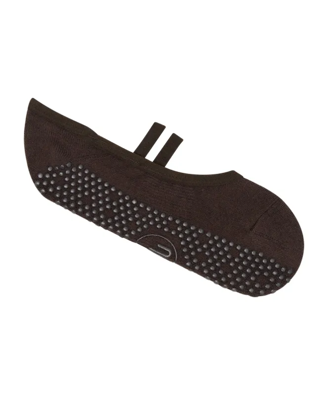 Ballet Non Slip Grip Socks - Chocolate sold by MoveActive