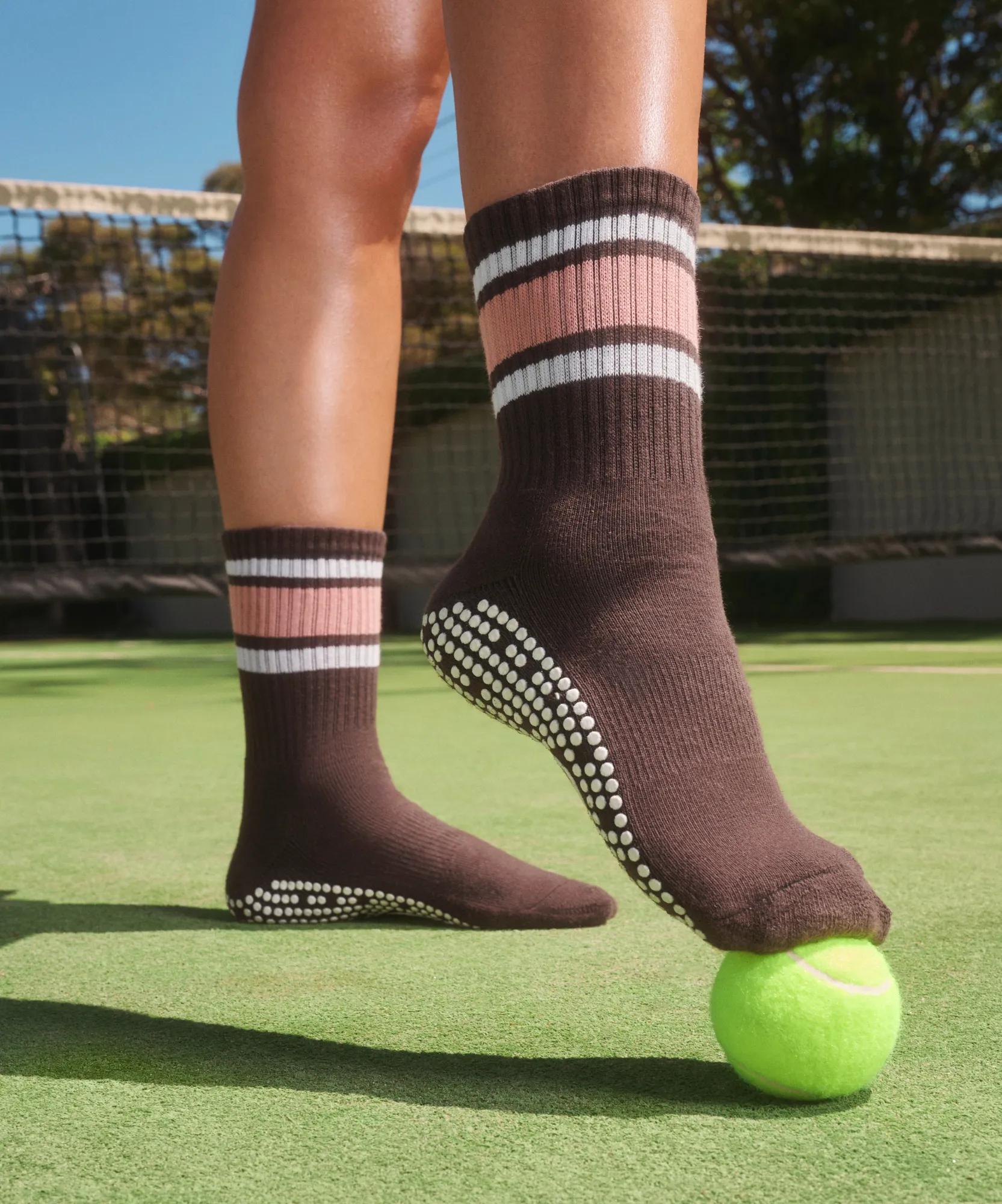 Crew Non Slip Grip Socks - Heritage Stripe sold by MoveActive product image thumbnail 2