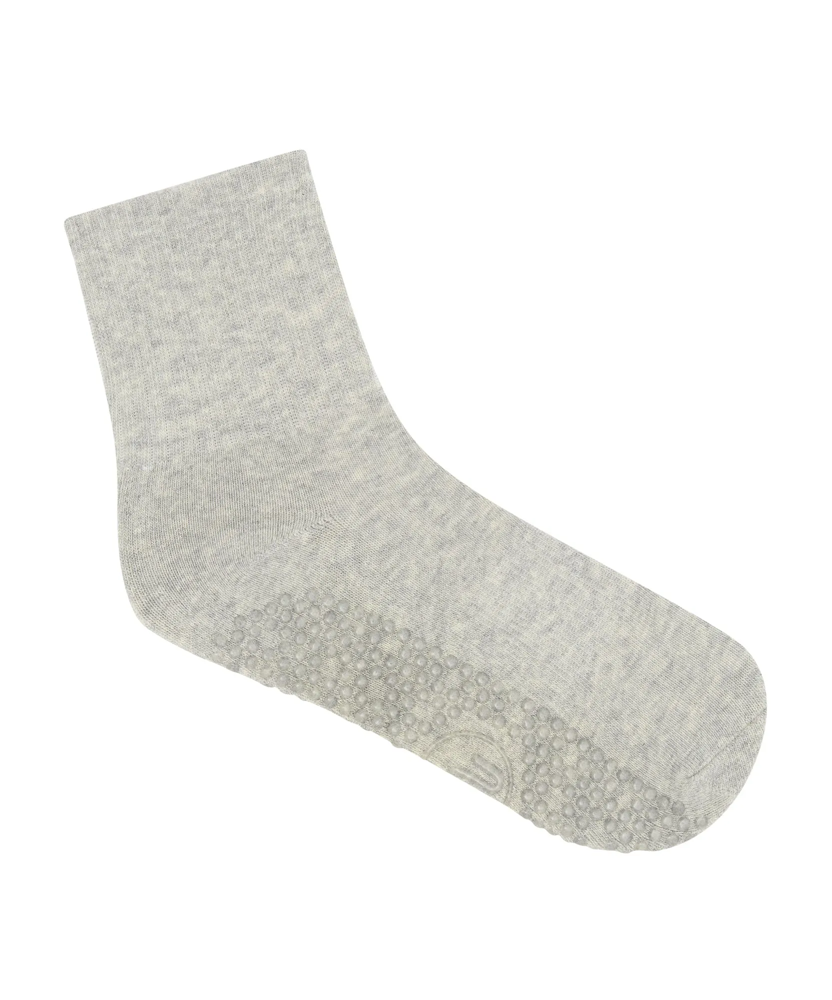 Crew Non Slip Grip Socks - Grey Marle sold by MoveActive product image thumbnail 4