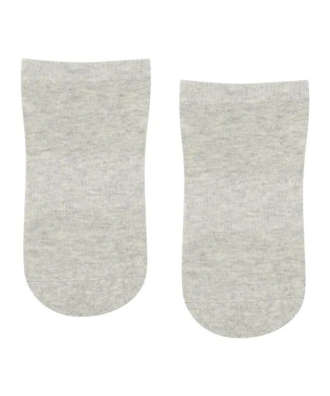Classic Low Rise Grip Socks - Grey Marle sold by MoveActive