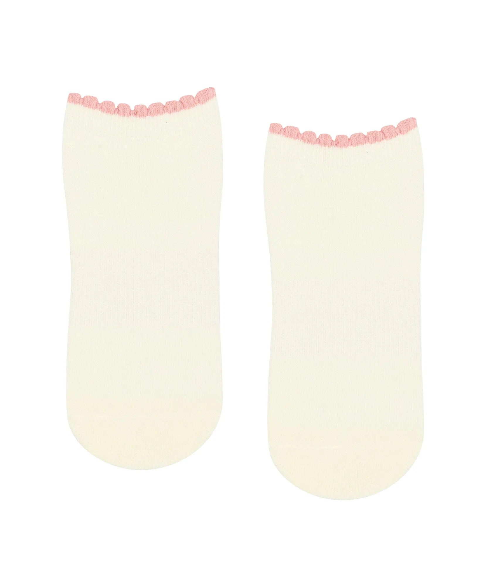 Classic Low Rise Grip Socks - Buttercream Frill sold by MoveActive product image thumbnail 2