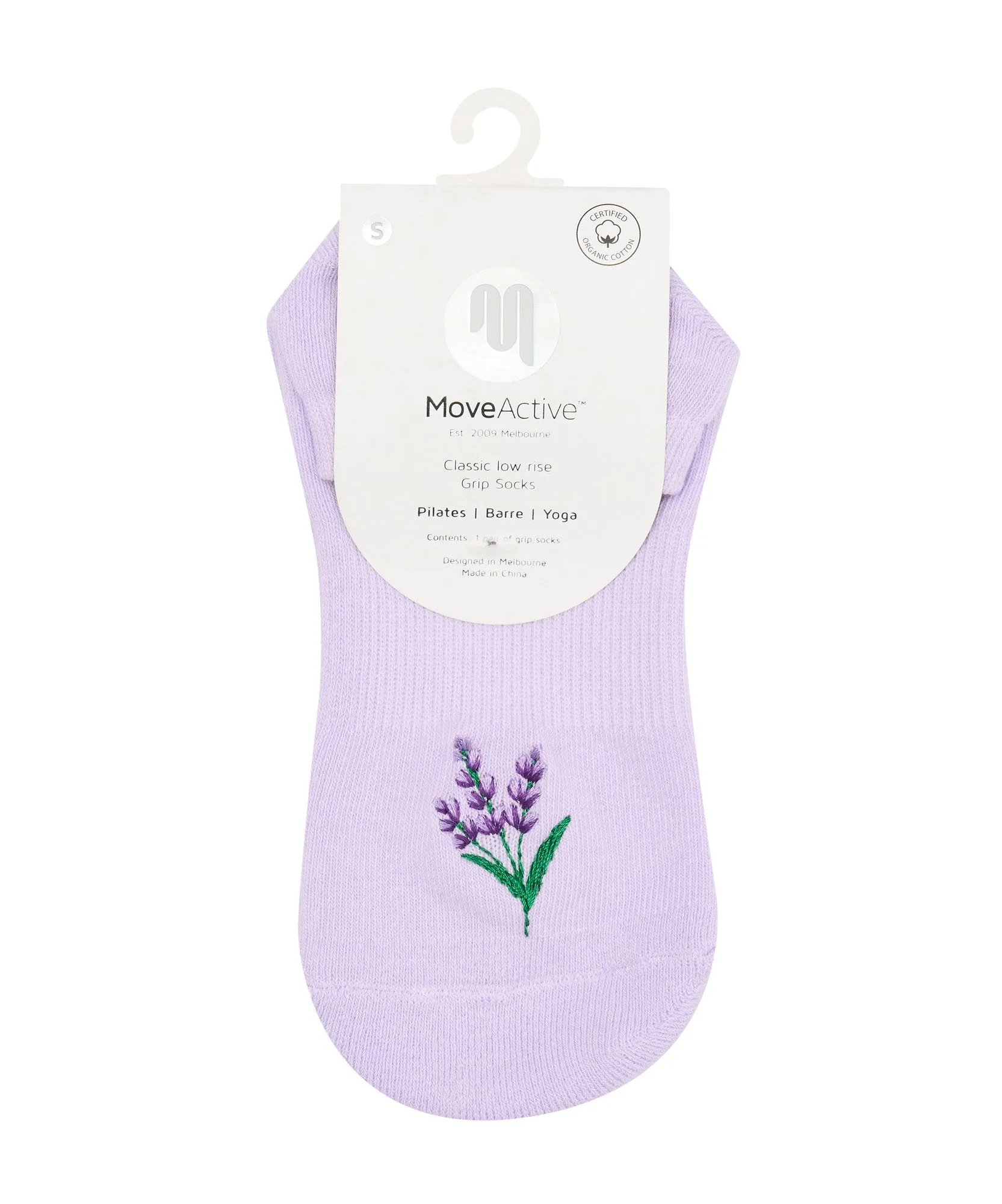 Classic Low Rise Grip Socks - Lavender Haze sold by MoveActive product image thumbnail 5