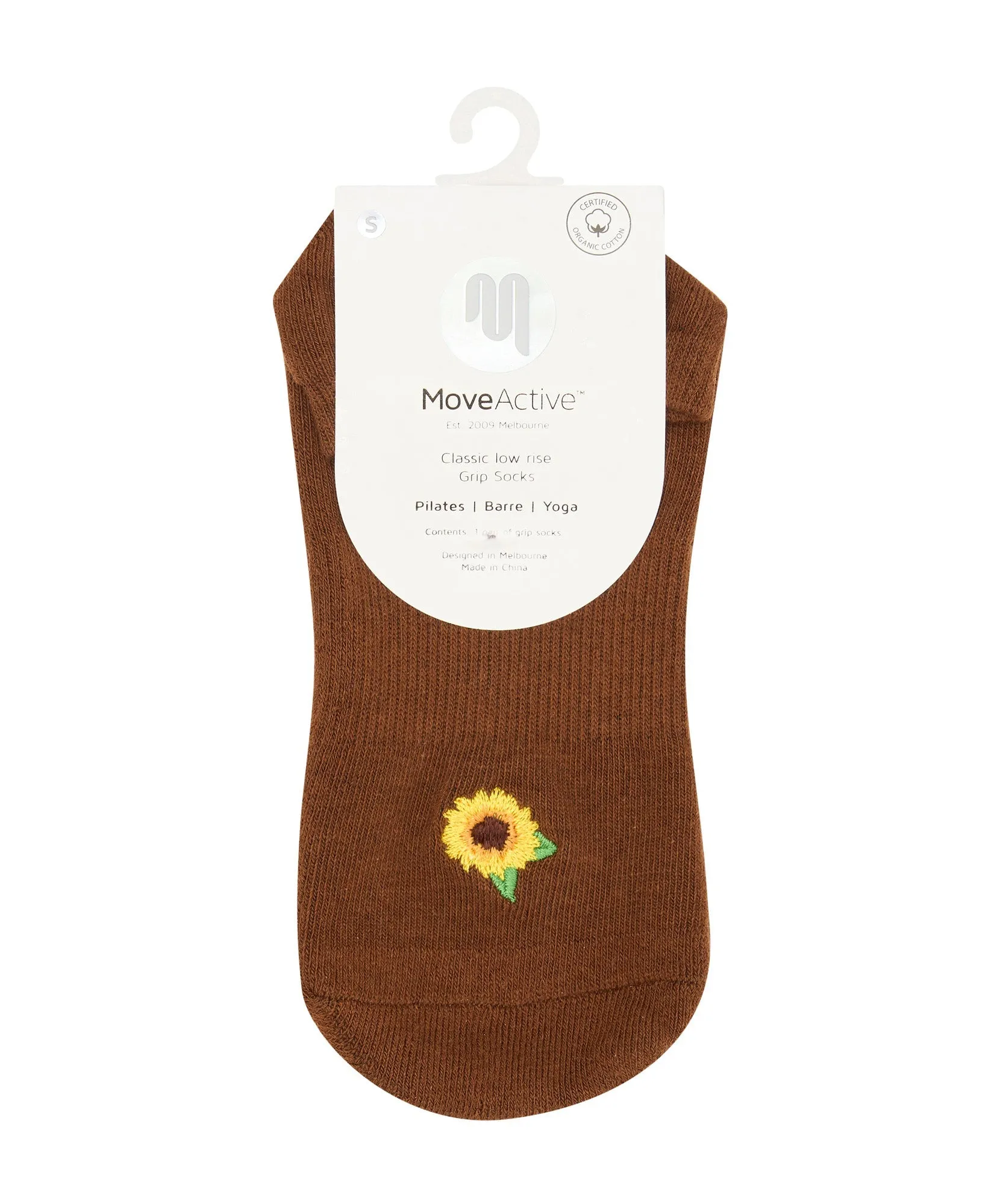 Classic Low Rise Grip Socks - Sunflower Fields sold by MoveActive product image thumbnail 5